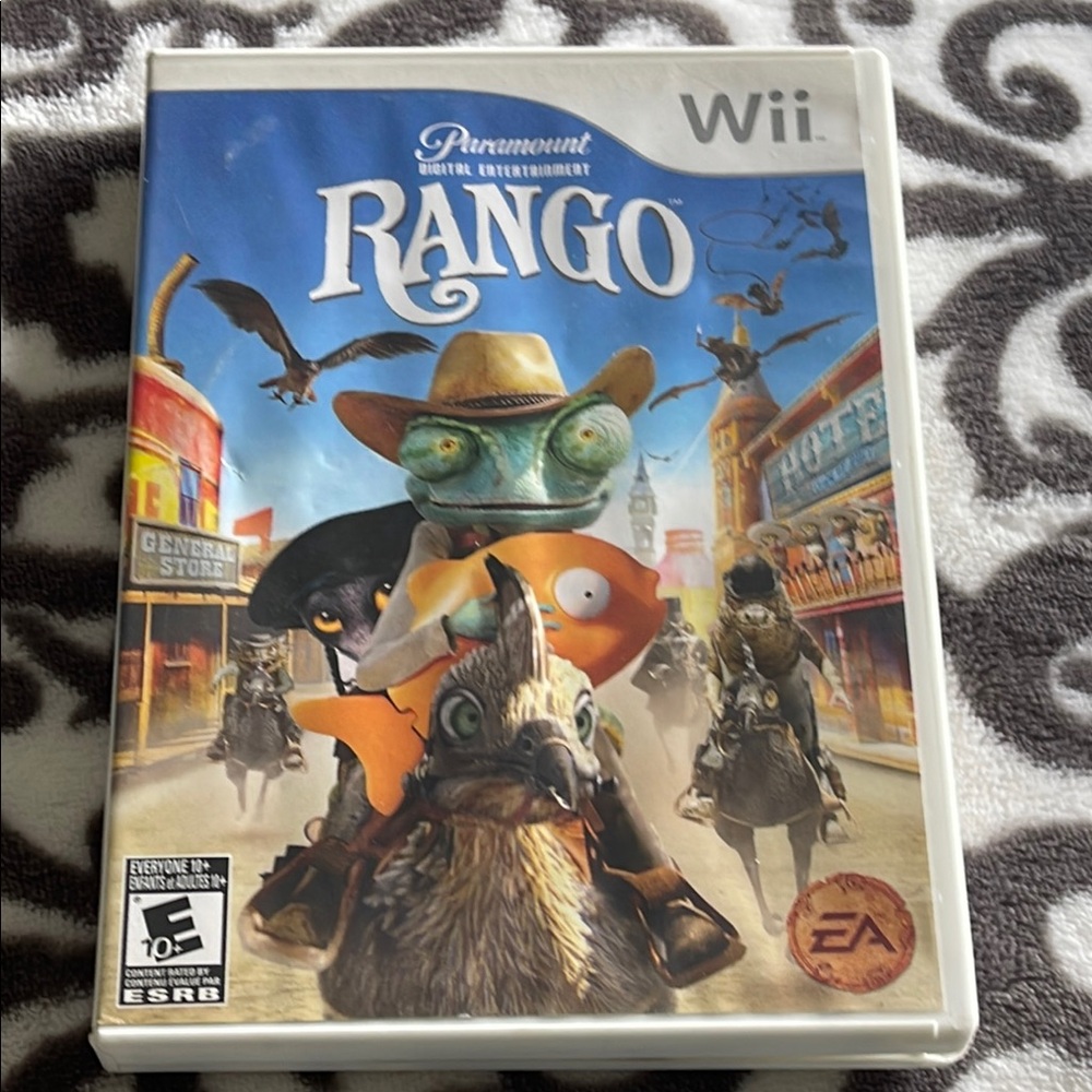 Rango Wii Game. Preowned. Dolby.